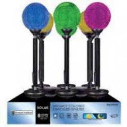 SOLAR STAKE LIGHT ASSORTED ACRYL