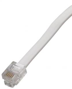 PHONE LINE CORD WHITE 25'