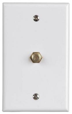 VIDEO WALLPLATE JACK WHITE