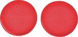 3-1/4" RED REFLECTOR PRESS ON