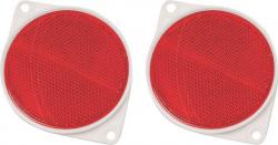 3-1/4" CARDED RED REFLECTOR