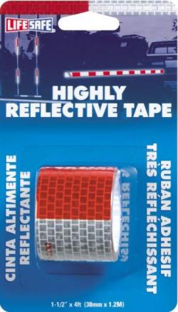 REFLECTIVE TAPE RD/SL 1-1/2 X 4"