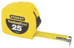 TAPE MEASURE 25' FRACTIONAL