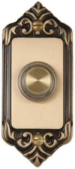 SOLID BRASS CLASSIC LIT BUTTON