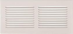 14X6 WHITE RETURN SIDEWALL GRILL