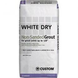 DRY TILE GROUT WHITE 25LB