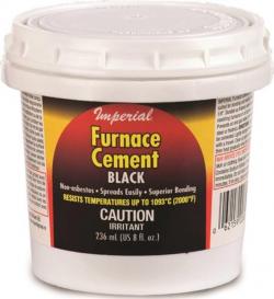 BLACK FURNACE CEMENT 8OZ