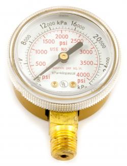 2" HP GAUGE OXY 0-4000 PSI