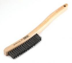 3 x 19 Carbon Scratch Brush with Long Handle