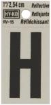 1" BEND N PEEL RV-15 LETTER H