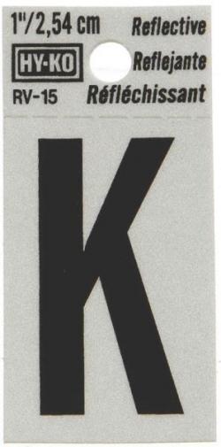 1" BEND N PEEL RV-15 LETTER K