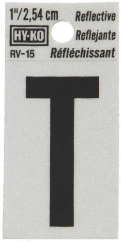 1" BEND N PEEL RV-15 LETTER T