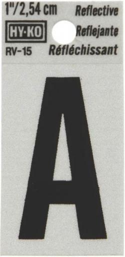 1" BEND N PEEL RV-15 LETTER A