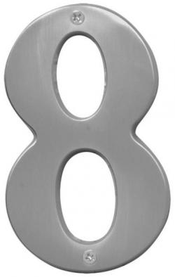 5" SATIN NICKEL NUMBER 8