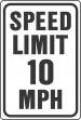 12X18 ALUM SIGN 10 MPH SPEED LIM