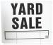 20X24 LAWN SIGN YARD SALE