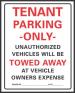 15X19 HD SIGN TENANT PARKING