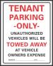 15X19 HD SIGN TENANT PARKING