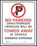 15X19 HD SIGN NO PARKING