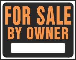 SIGN FOR SALE BY OWNER