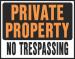 15X19 JUMBO SIGN PRIVATE PROPERT