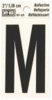 2" REFLECTIVE LETTER M