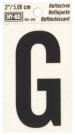 2" REFLECTIVE LETTER G