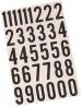 2" MM-7N BLK-WHT VINYL NUMBERS