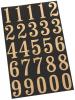 2" MM-3N GOLD POLY NUMBERS