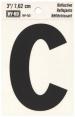 3" REFLECTIVE LETTER C