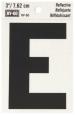 3" REFLECTIVE LETTER E