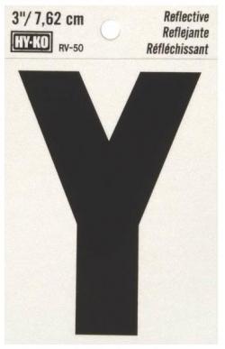 3" REFLECTIVE LETTER Y