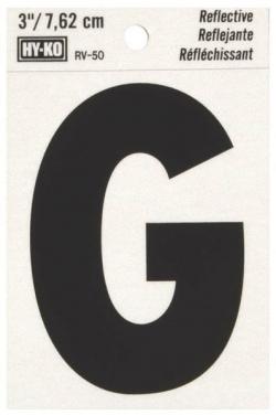 3" REFLECTIVE LETTER G