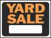 9 X 12 SIGN YARD SALE