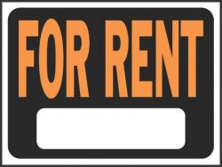 9 X 12 SIGN FOR RENT