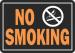 10X14 ALUM SIGN NO SMOKING