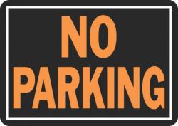 10X14 ALUM SIGN NO PARKING