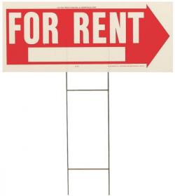 10X24 PL LAWN SIGN FOR RENT