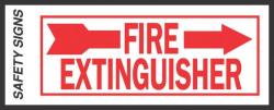 SIGN FIRE EXTINGUISHER RIGHT