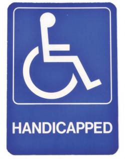 SIGN HANDICAPPED