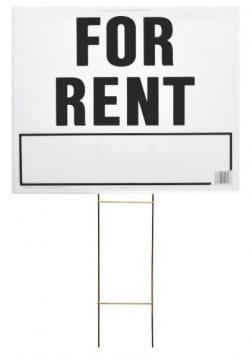 SIGN FOR RENT