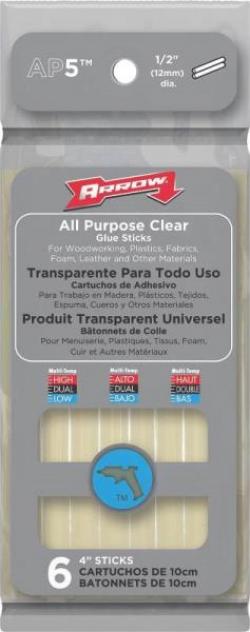 4" CLEAR GLUE STICK