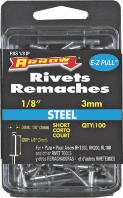 1/8" STEEL SHORT RIVET