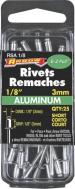 SHORT ALUM RIVET 1/8" X 1/8"