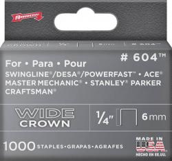 1/4" WIDE CROWN STAPLE 1000CT