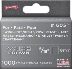 5/16" WIDE CROWN STAPLE 1000CT