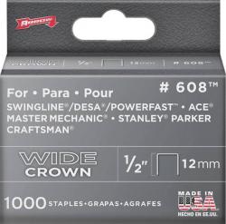 1/2" WIDE CROWN STAPLE 1000CT