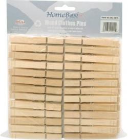 WOODEN CLOTHES PINS (50)