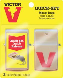 QUICKSET MOUSE TRAP 2PK