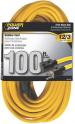 CORD EXT 100FT 12/3 YELLOW